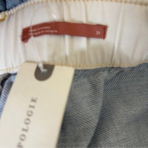 PILCRO Anthropologie Paperbag Waist Boyfriend Jeans, Size 31 NWT - Picture 10 of 11